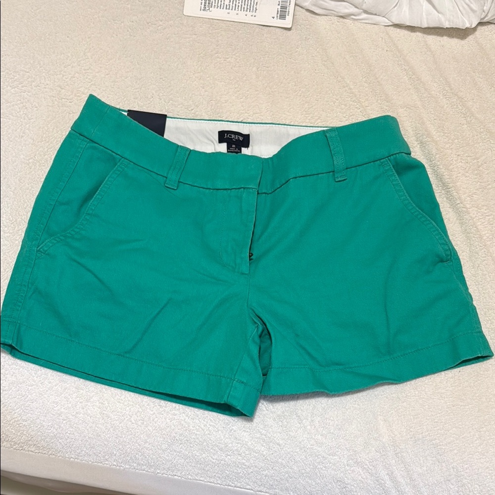 NWT J. Crew Green Women's Shorts
